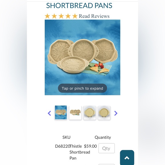 Like NEW - Vintage Shortbread Ceramic Pans - Beautiful! (Set A) - Picture 7 of 8